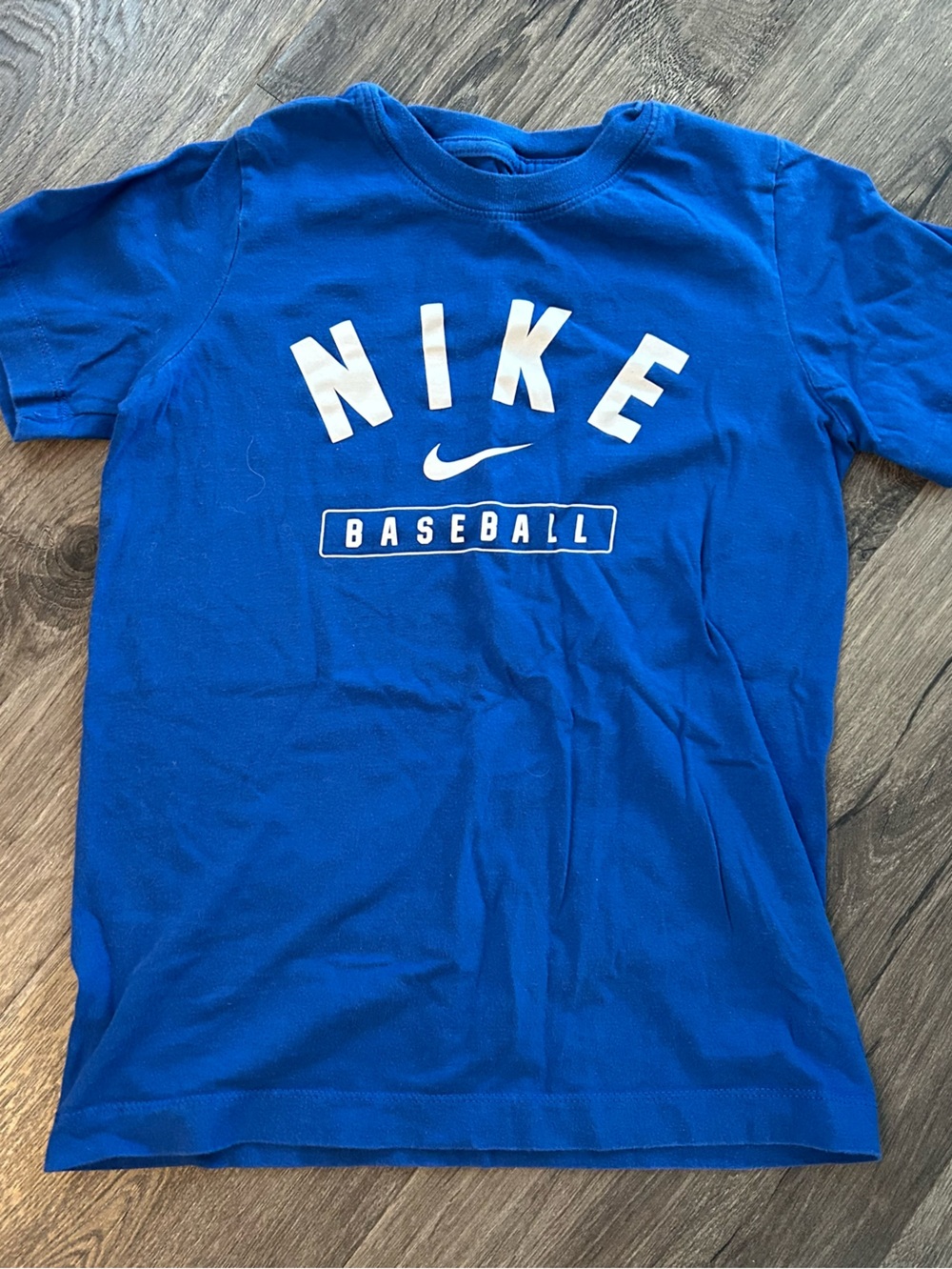 Nike Royal Blue Short Sleeve and Grey Long Sleeve Graphic Tee